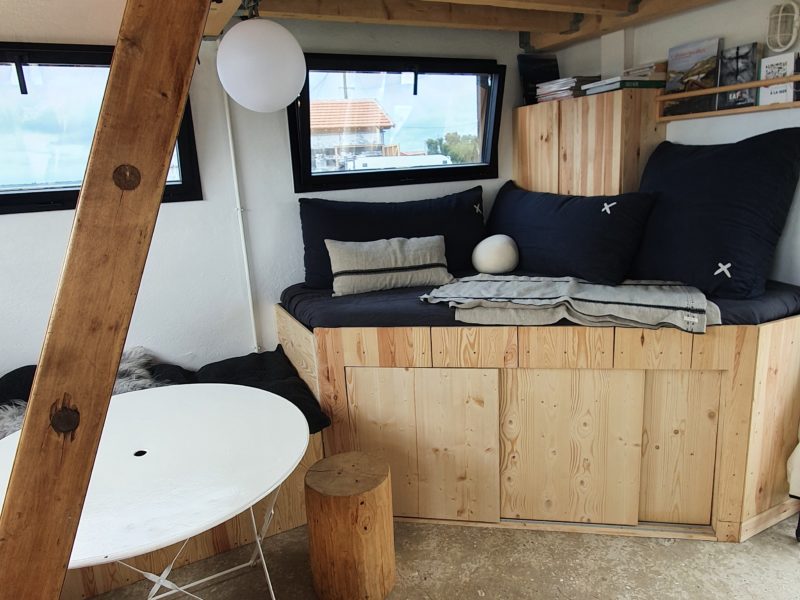 Architecte d'intérieur et décoration transformation cabane pêcheur